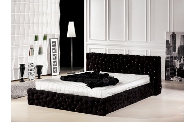 Leatherette bed