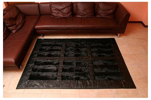 Leather carpet
